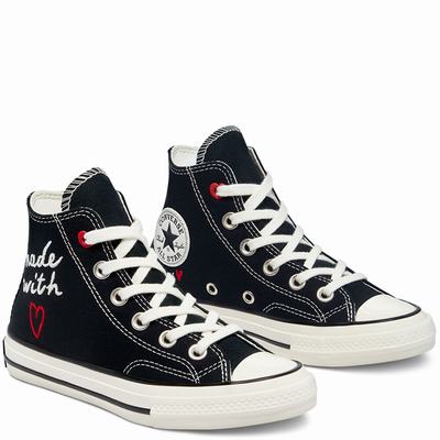 Gyerek Converse Valentine's Day Chuck 70 Magasszárú Cipő CO7810954 Fekete/Piros